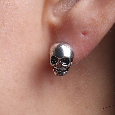 Personality Retro Skull Eardrops Earrings - 0